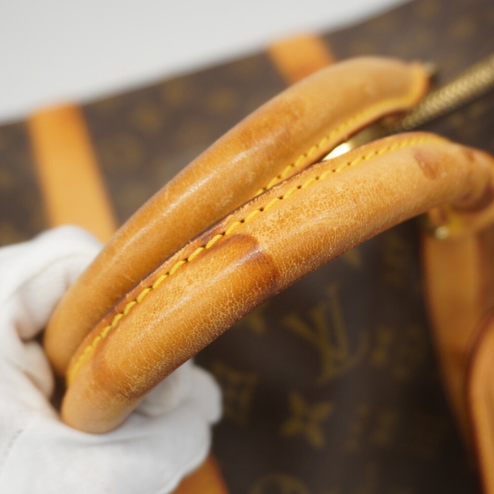 LOUIS VUITTON Brown Monogram Keepall 55 Boston Bag - Picture 13 of 16